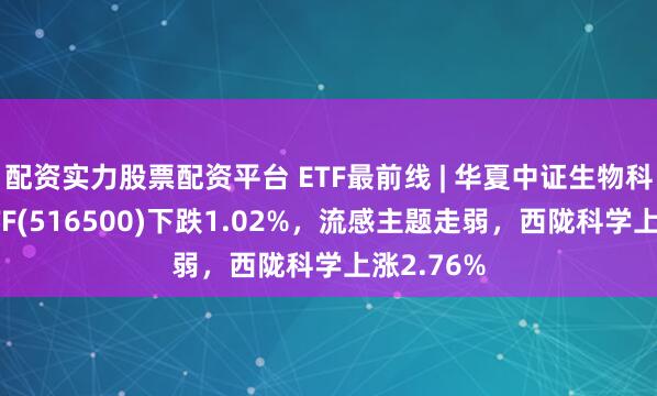 配资实力股票配资平台 ETF最前线 | 华夏中证生物科技主题ETF(516500)下跌1.02%，流感主题走弱，西陇科学上涨2.76%